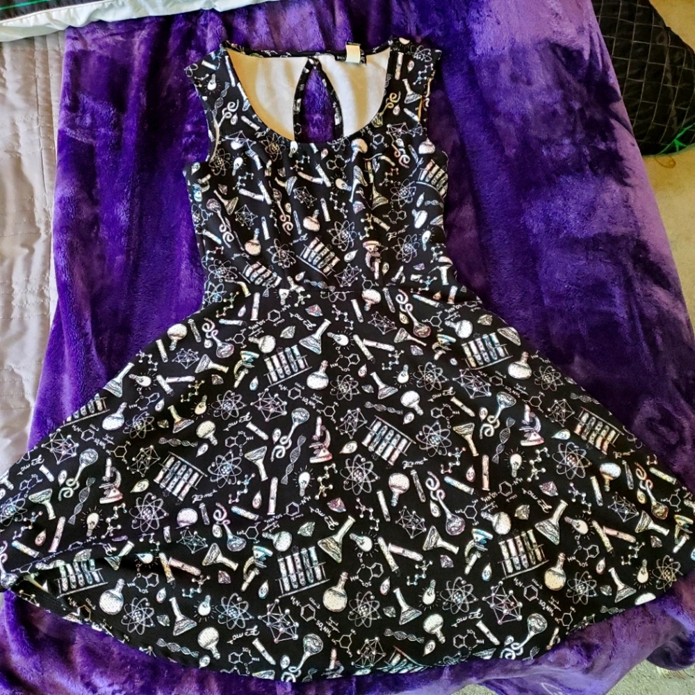 Hot Topic Science / Chemistry skater dress